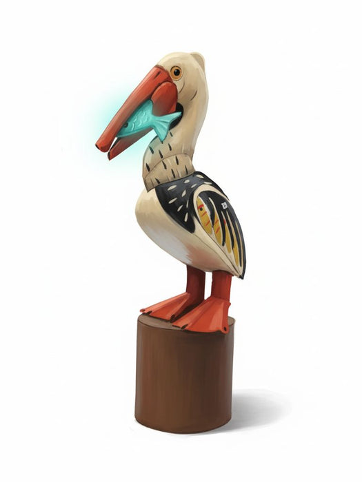 Whimsical Pelican